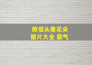 微信头像花朵图片大全 霸气